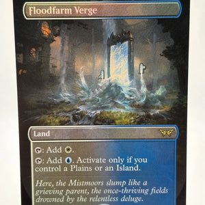 Magic The Gathering - Floodfarm Verge Rare #0330 DSK Borderless Foil Lp FRENLY BRICKS - Open 7 Days