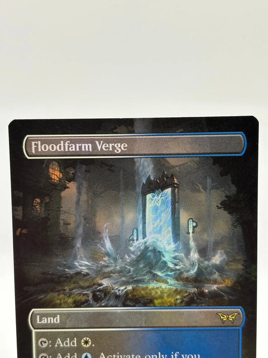 Magic The Gathering - Floodfarm Verge Rare #0330 DSK Borderless Foil Lp FRENLY BRICKS - Open 7 Days