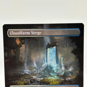 Magic The Gathering - Floodfarm Verge Rare #0330 DSK Borderless Foil Lp FRENLY BRICKS - Open 7 Days