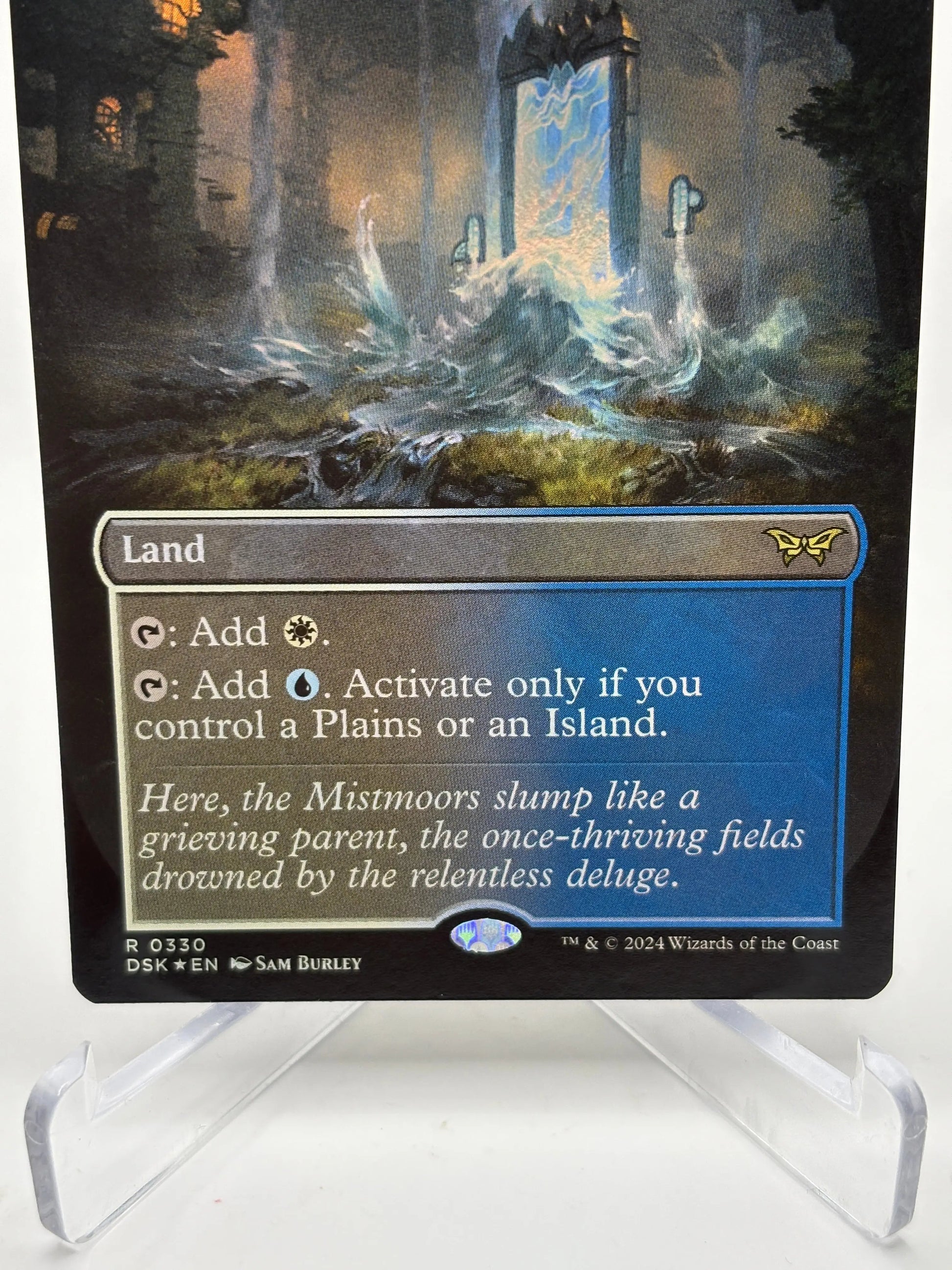 Magic The Gathering - Floodfarm Verge Rare #0330 DSK Borderless Foil Lp FRENLY BRICKS - Open 7 Days