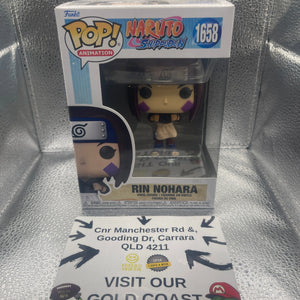 Funko POP! Animation Naruto Shippuden #1658 Rin Nohara FRENLY BRICKS - Open 7 Days