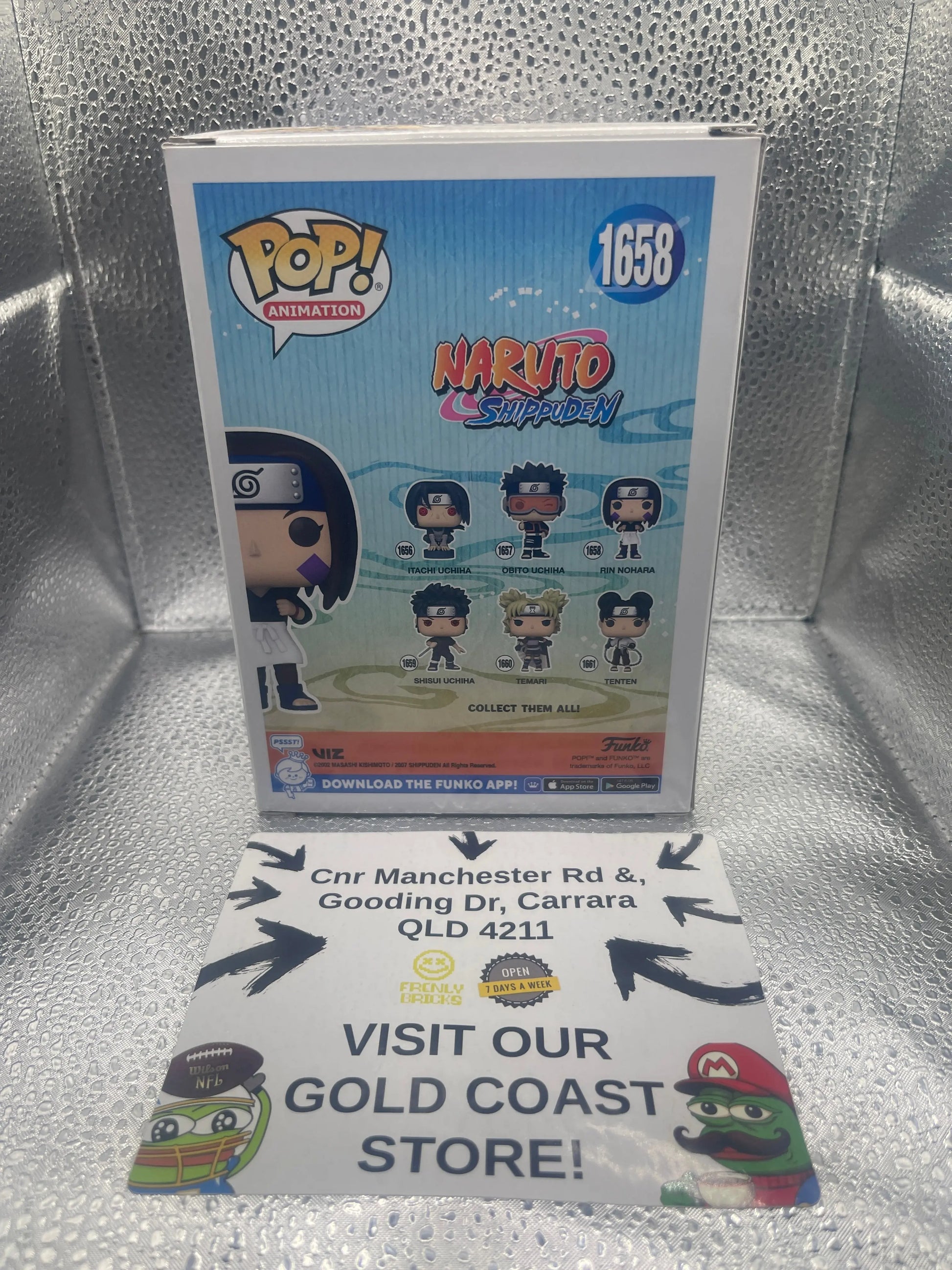 Funko POP! Animation Naruto Shippuden #1658 Rin Nohara FRENLY BRICKS - Open 7 Days