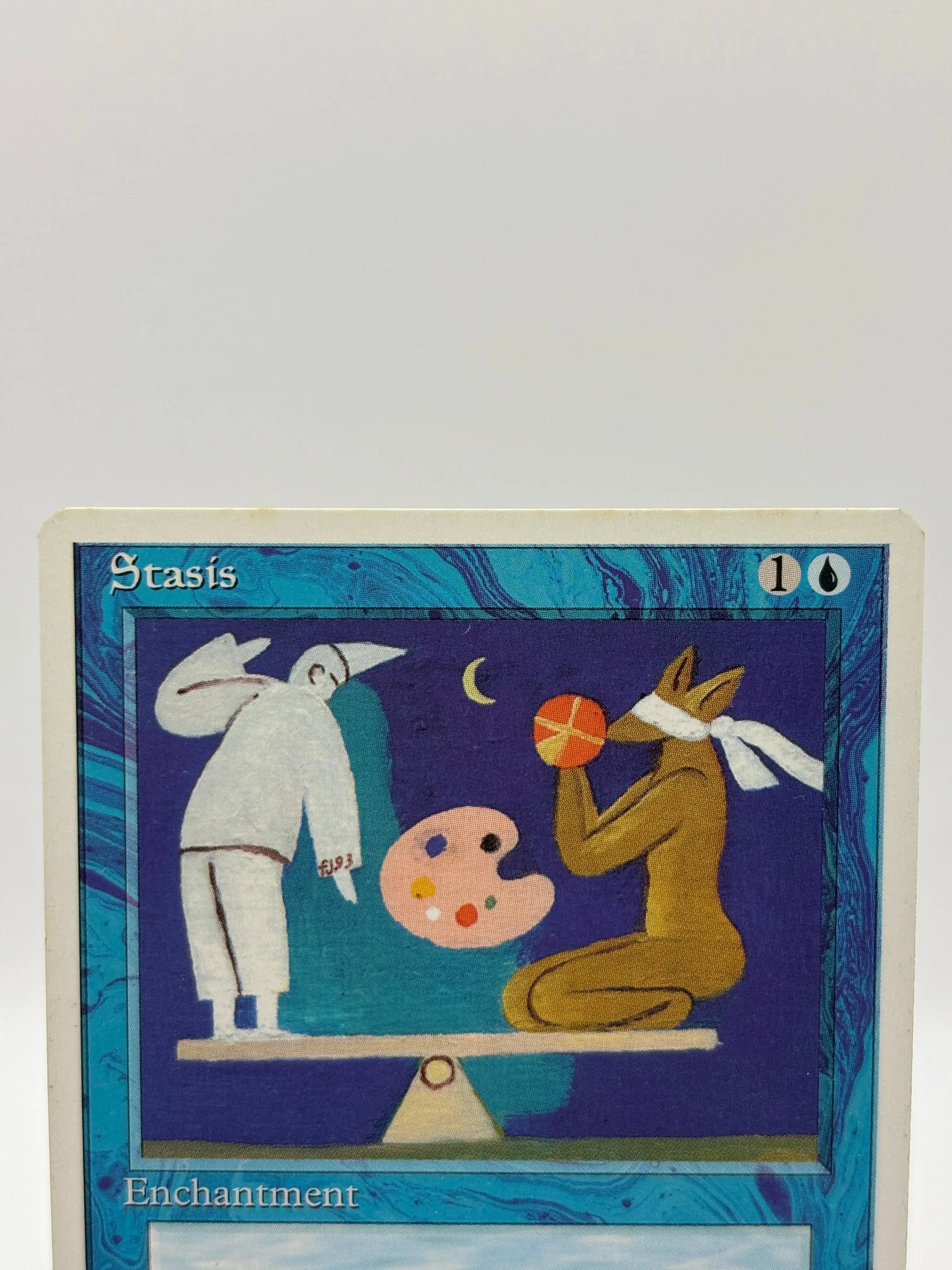 Magic The Gathering - Stasis Enchantment 1995 4th Edition FRENLY BRICKS - Open 7 Days