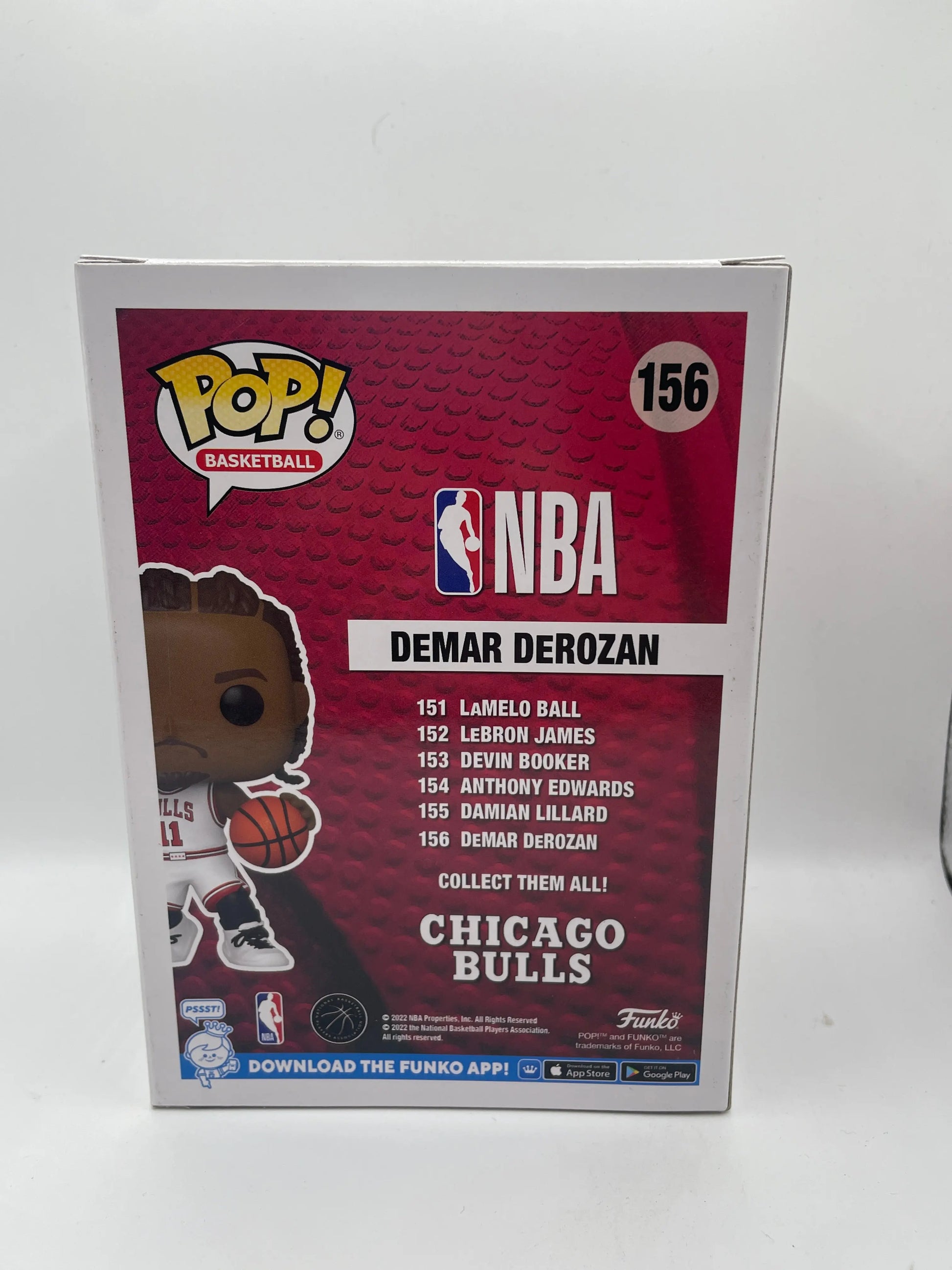 Funko POP! Basketball Chicago #156 Demar Derozan FRENLY BRICKS - Open 7 Days