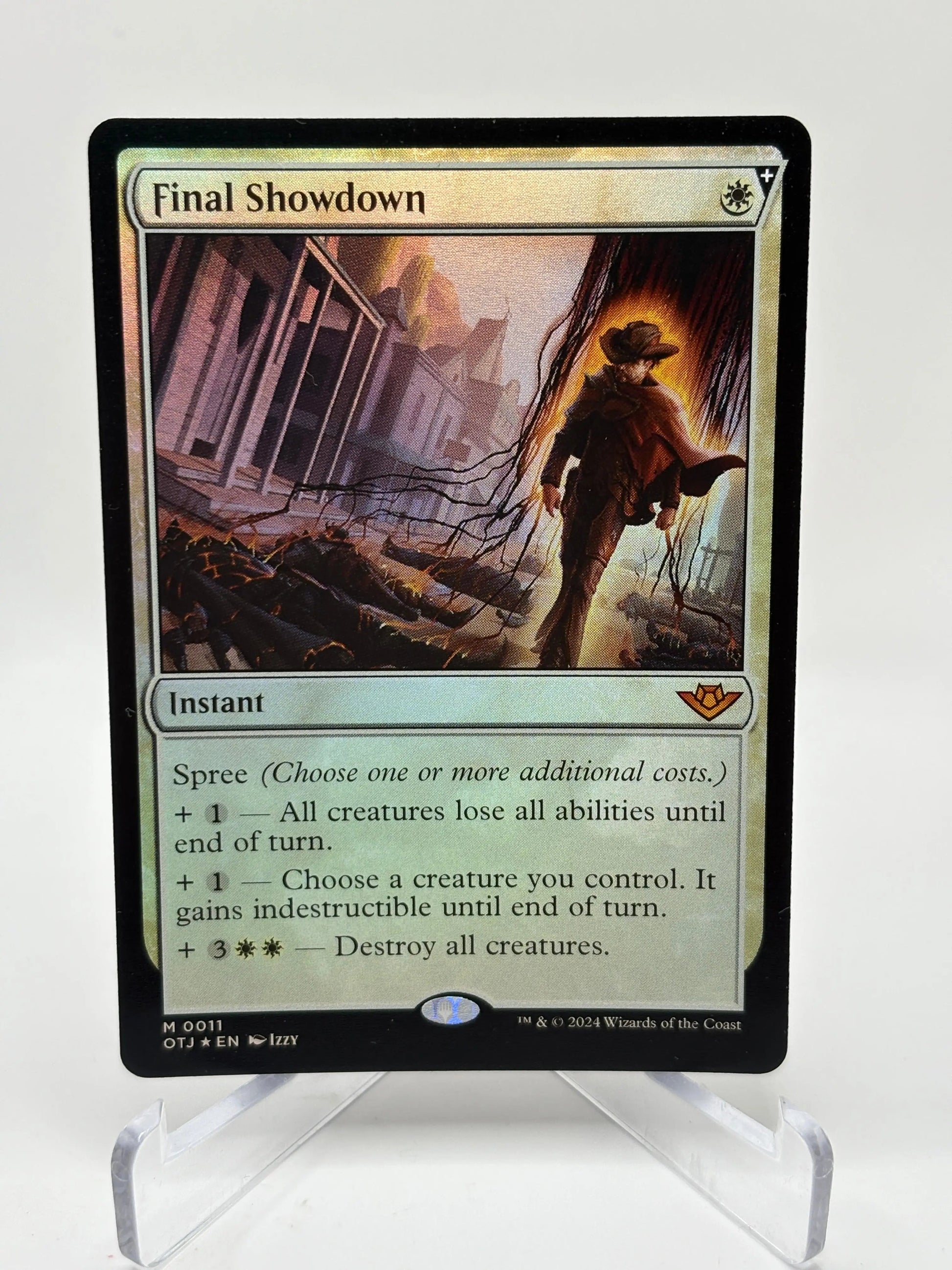 Magic The Gathering - Final Showdown Foil Mythic #0011 OTJ LP FRENLY BRICKS - Open 7 Days