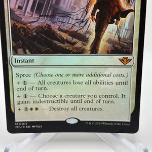 Magic The Gathering - Final Showdown Foil Mythic #0011 OTJ LP FRENLY BRICKS - Open 7 Days