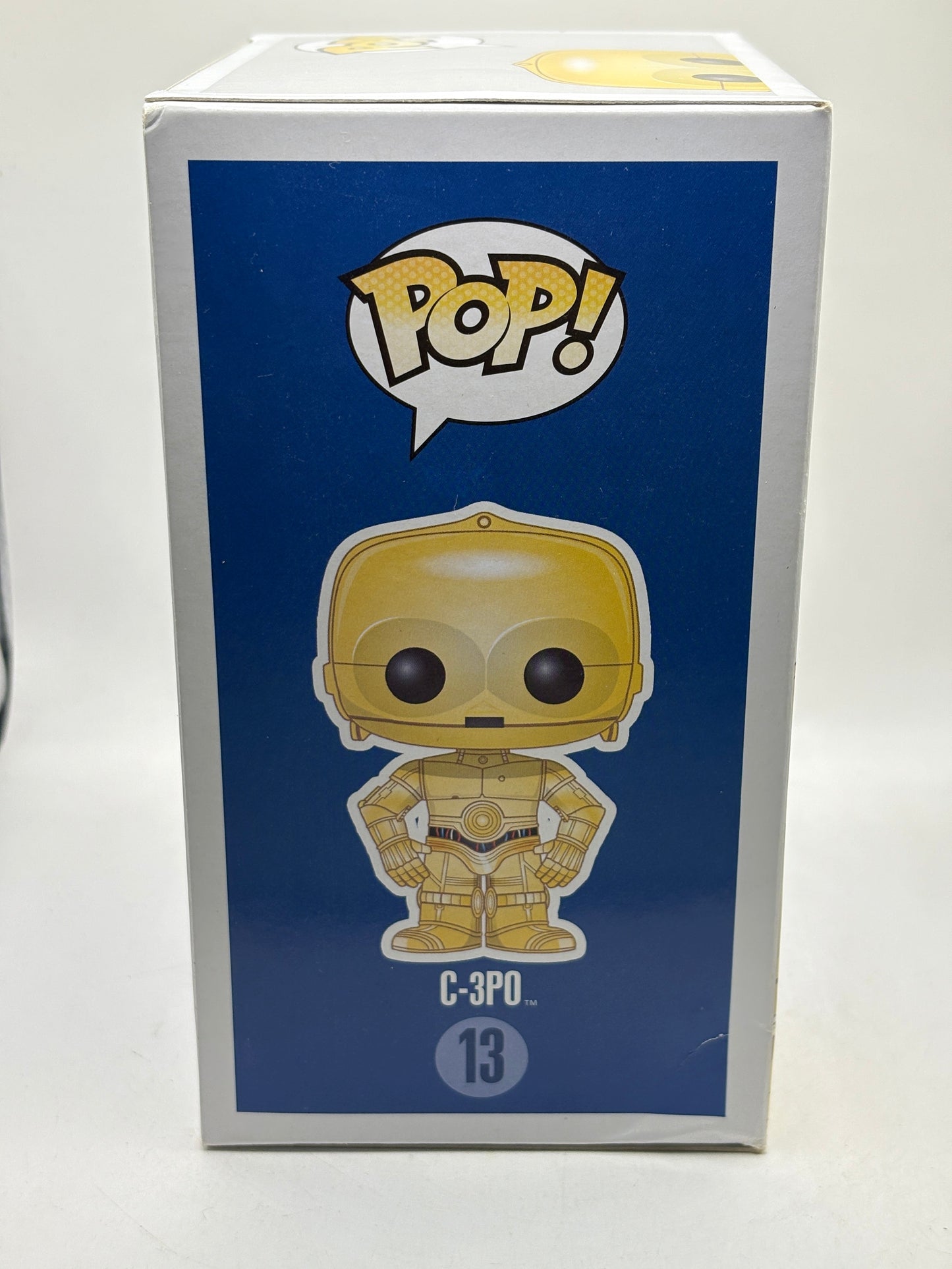Funko POP! Star Wars #13 C-3PO Vinyl Bobble Head 2012 Big Text FRENLY BRICKS - Open 7 Days