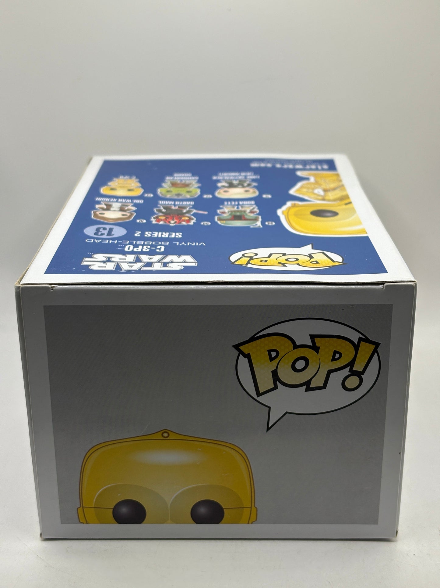 Funko POP! Star Wars #13 C-3PO Vinyl Bobble Head 2012 Big Text FRENLY BRICKS - Open 7 Days