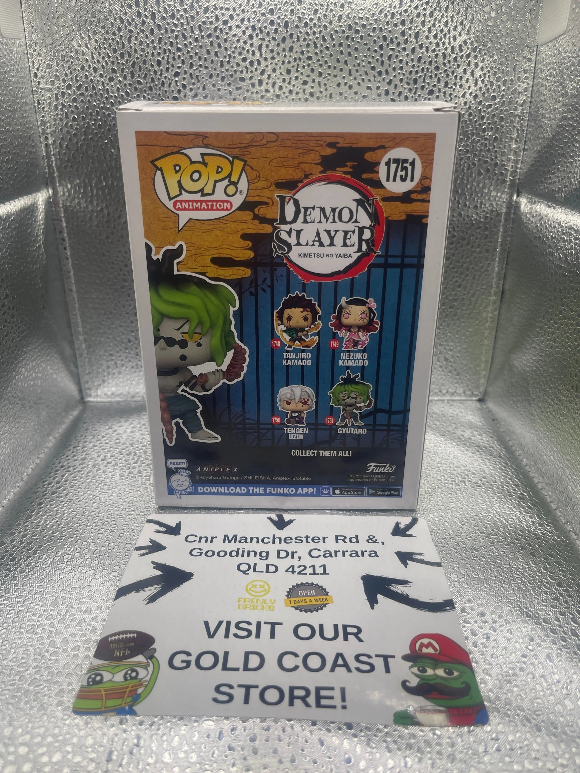 Funko Pop! Animation: Demon Slayer: Kimetsu no Yaiba - Gyutaro #1751 FRENLY BRICKS - Open 7 Days
