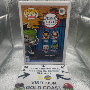 Funko Pop! Animation: Demon Slayer: Kimetsu no Yaiba - Gyutaro #1751 FRENLY BRICKS - Open 7 Days