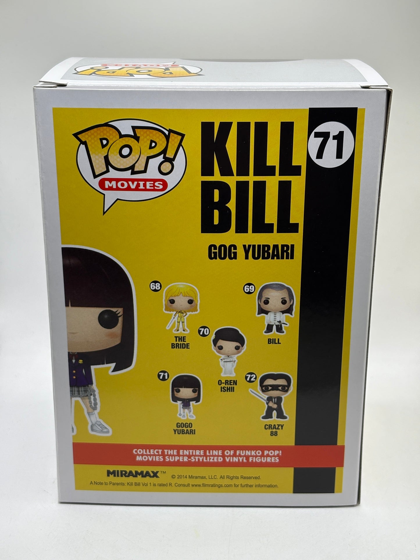 Funko POP! Movies Kill Bill #71 Gogo Yubari Vinyl Figure 2014 FRENLY BRICKS - Open 7 Days