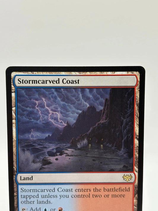 Magic The Gathering - Stormcarved Coast Rare Land #265/277 VOW LP FRENLY BRICKS - Open 7 Days