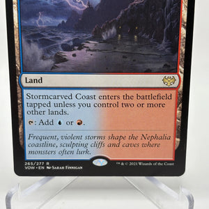 Magic The Gathering - Stormcarved Coast Rare Land #265/277 VOW LP FRENLY BRICKS - Open 7 Days
