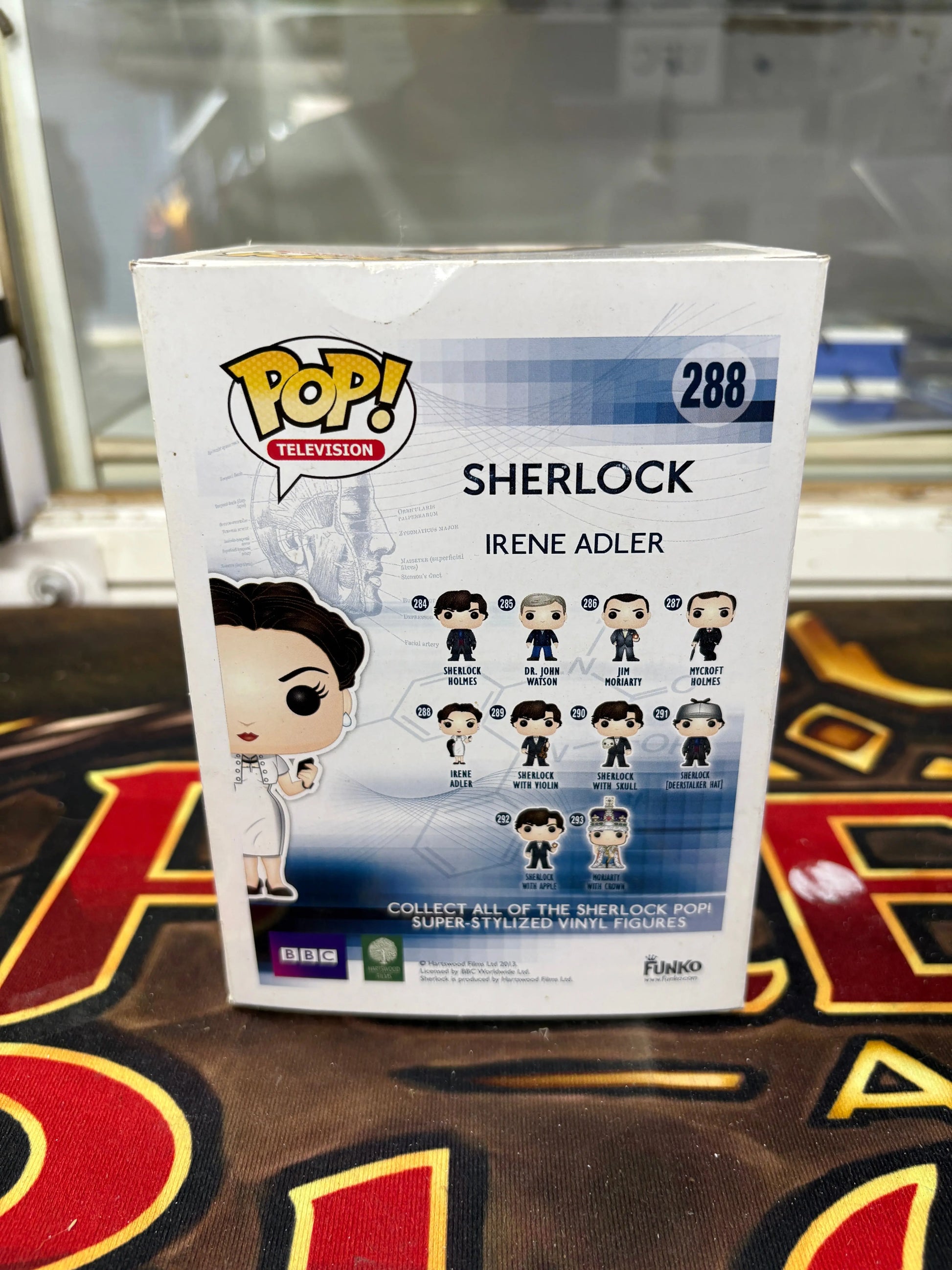 Funko POP Vinyl - Television - Sherlock - Irene Adler - #288 FRENLY BRICKS - Open 7 Days