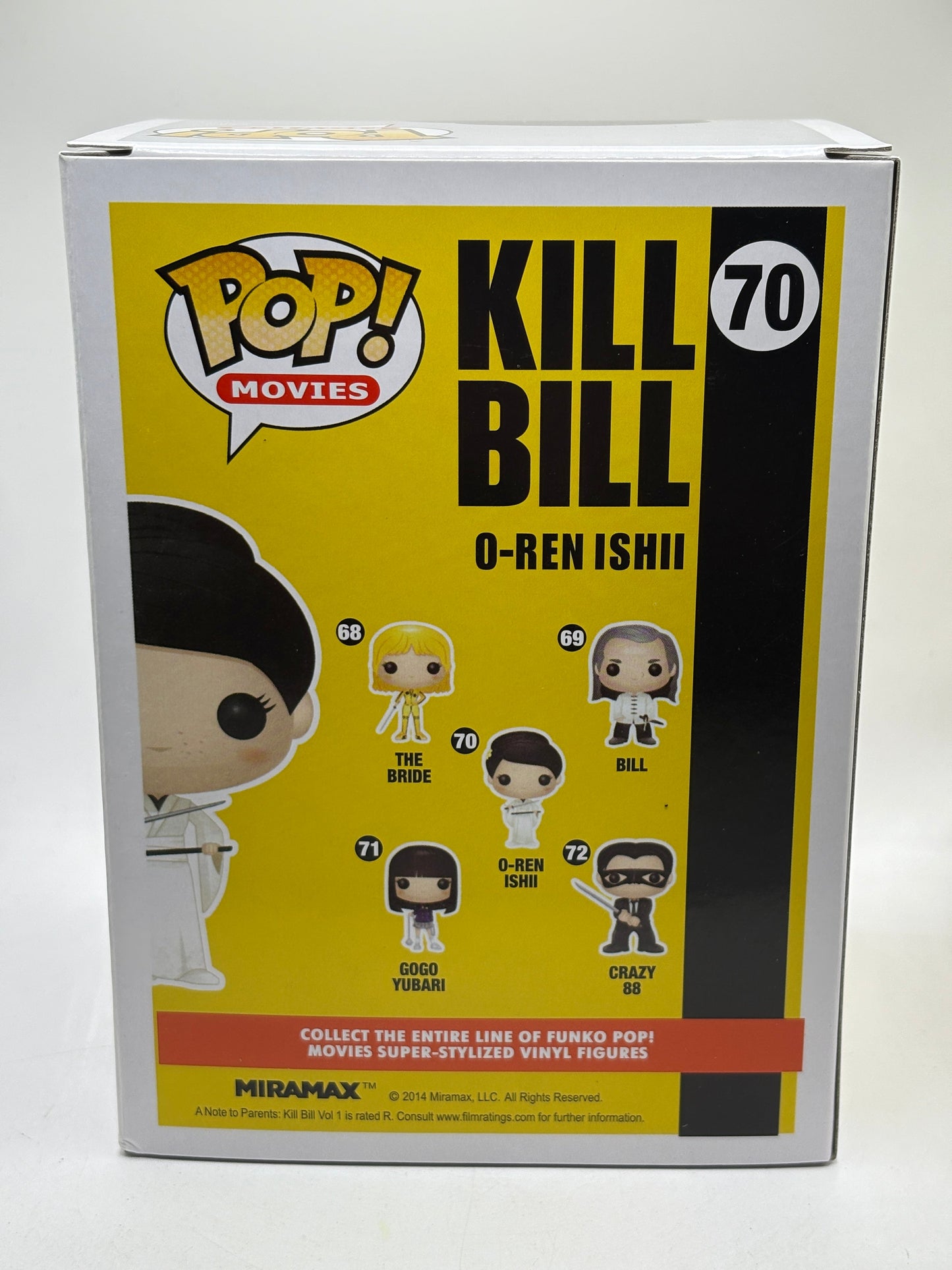 Funko POP! Movies Kill Bill #70 O-Ren Ishii Vinyl Figure 2014 FRENLY BRICKS - Open 7 Days