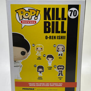 Funko POP! Movies Kill Bill #70 O-Ren Ishii Vinyl Figure 2014 FRENLY BRICKS - Open 7 Days