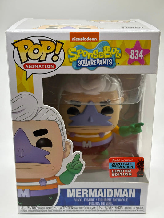Funko POP! Animation Spongebob #834 Mermaidman 2020 Fall Convention FRENLY BRICKS - Open 7 Days