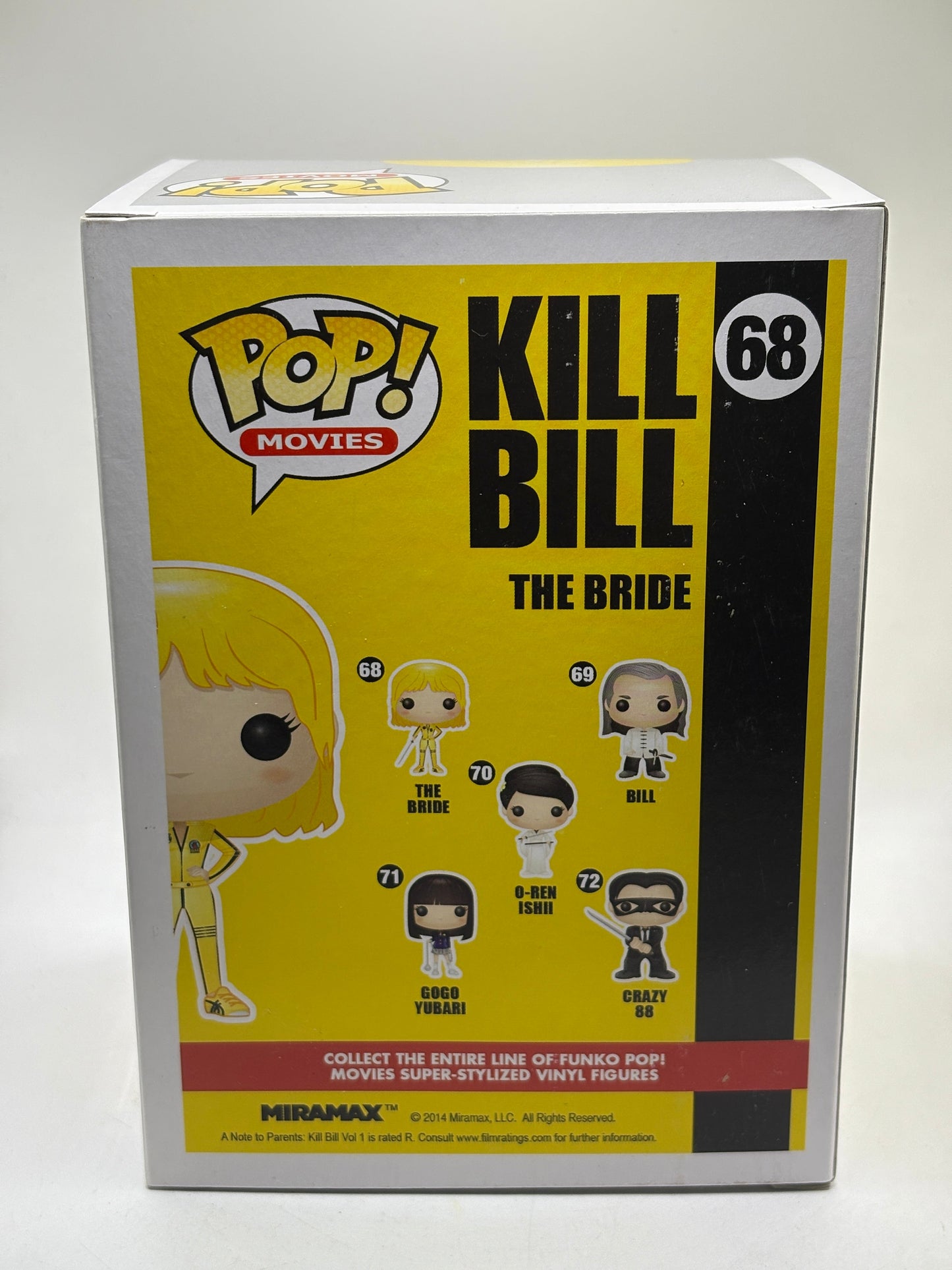 Funko POP! Movies Kill Bill #68 The Bride Vinyl Figure 2014 FRENLY BRICKS - Open 7 Days