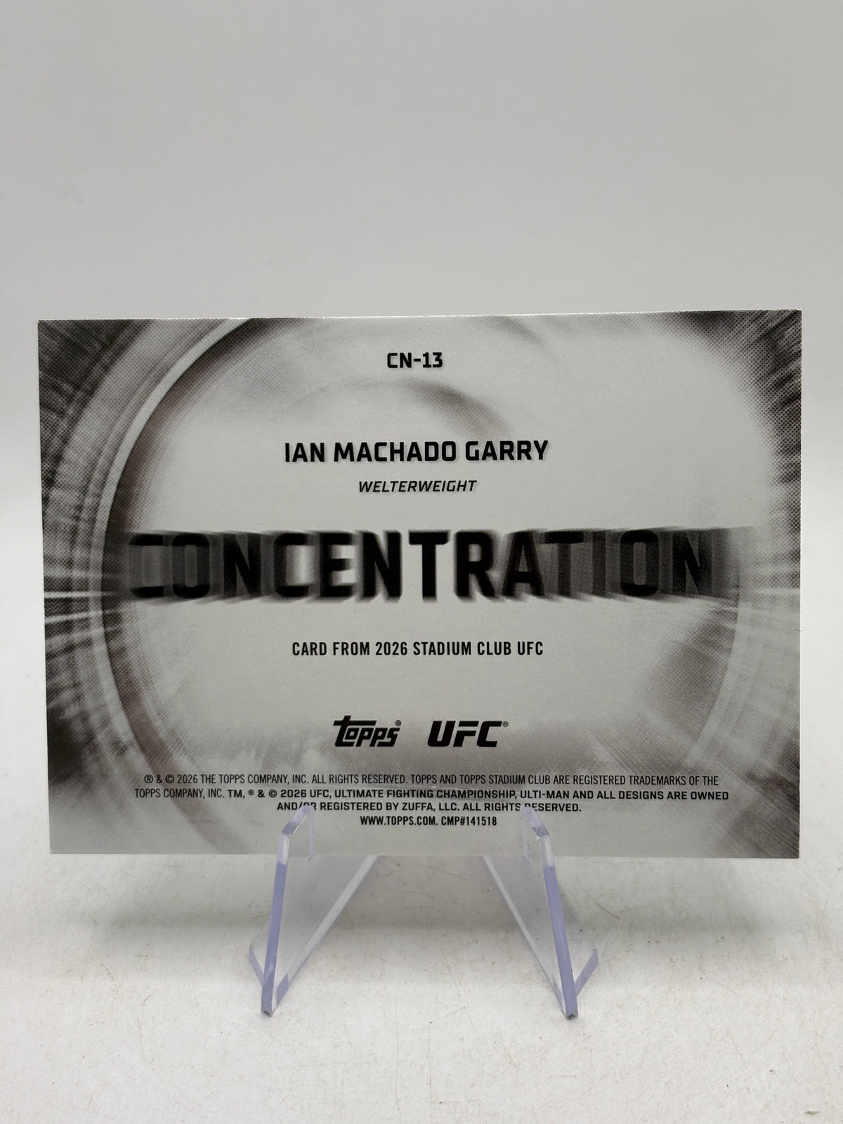 Topps Stadium Club Concentration - Ian Machado Garry Blue /99 image 2