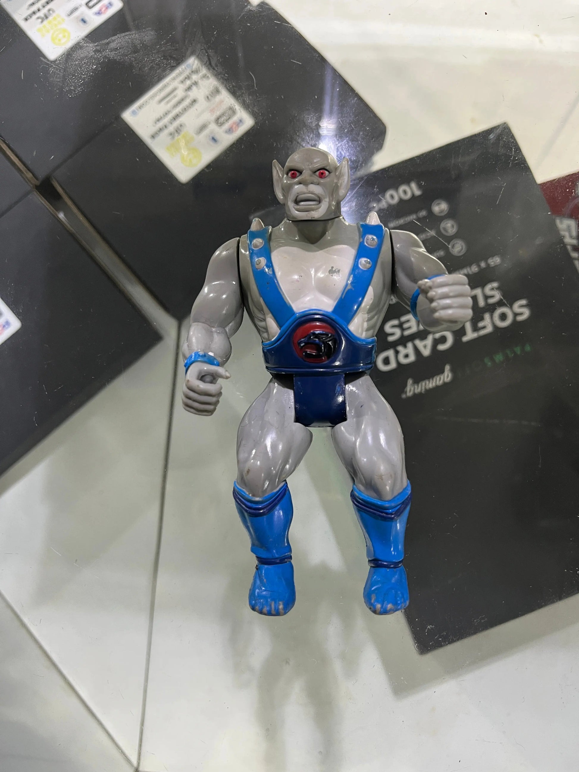 THUNDERCATS PANTHRO ACTION FIGURE 1986 LJN no weapons, working action** FRENLY BRICKS - Open 7 Days