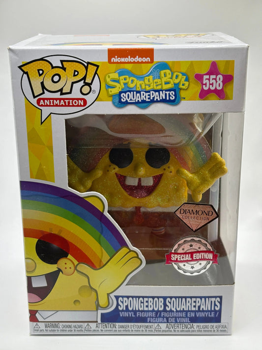 Funko POP! Animation Spongebob #558 Spongebob Diamond Special Edition FRENLY BRICKS - Open 7 Days