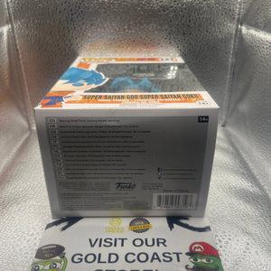 Funko Pop! Dragon Ball Z Super Saiyan God Super Saiyan Goku #121 FRENLY BRICKS - Open 7 Days