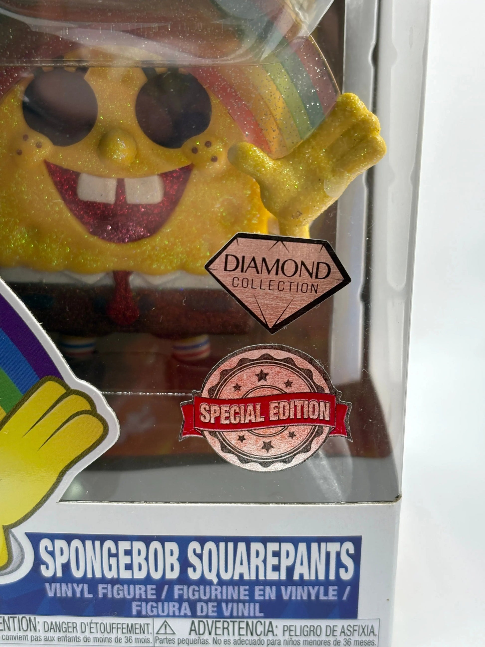 Funko POP! Animation Spongebob #558 Spongebob Diamond Special Edition FRENLY BRICKS - Open 7 Days