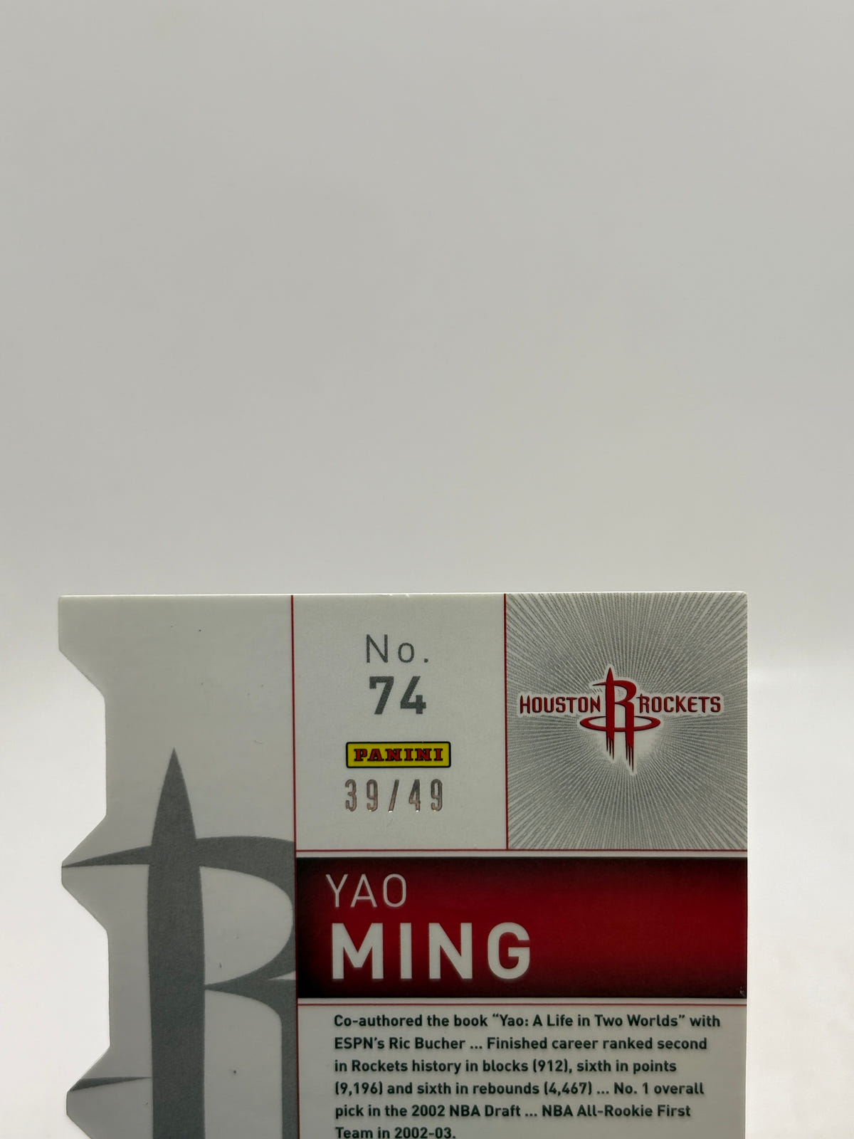 2014-15 Panini Totally Certified Basketball #74 Yao Ming /49 image 3
