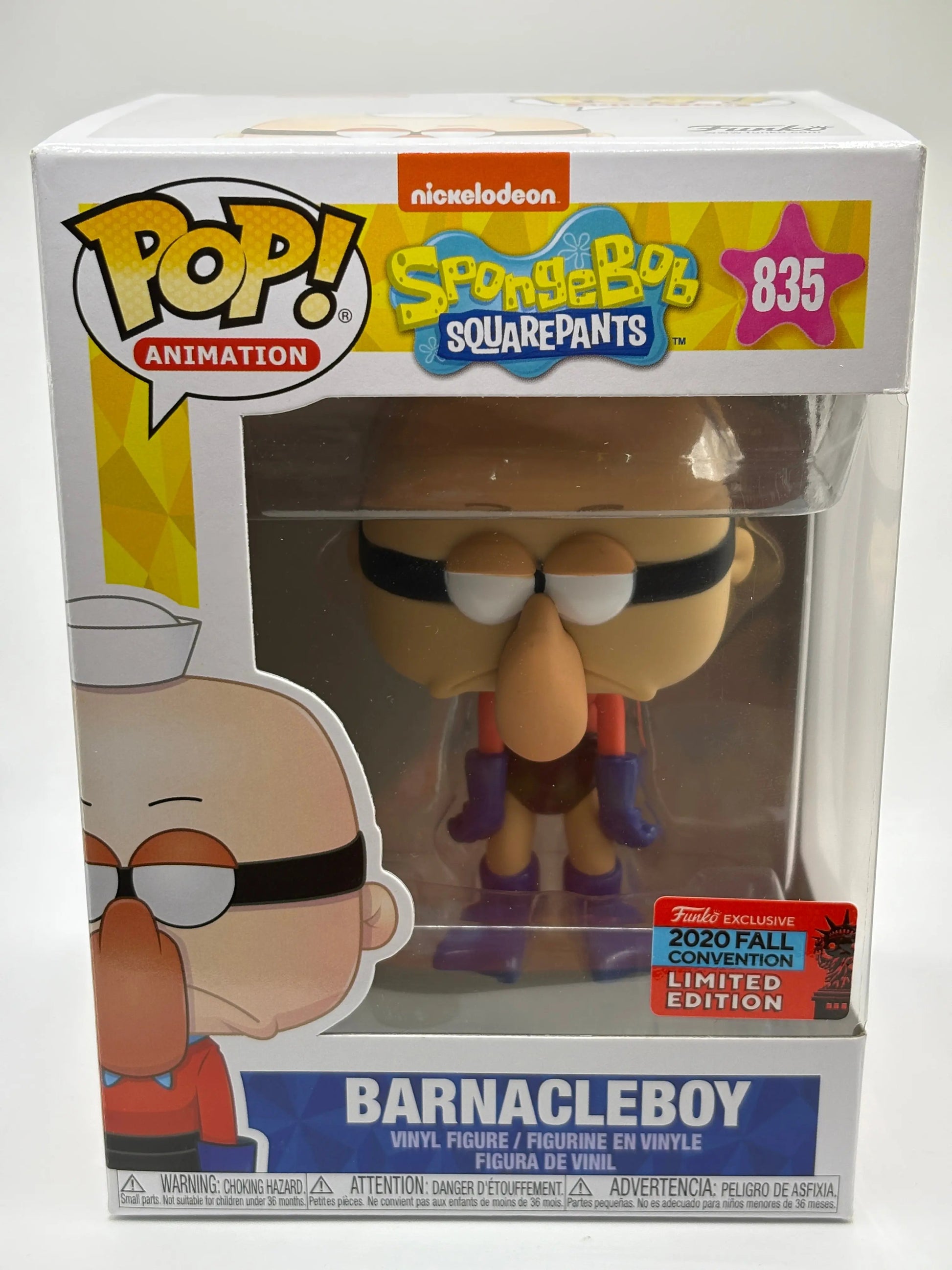 Funko POP! Animation Spongebob #835 Barnacleboy 2020 Fall Convention FRENLY BRICKS - Open 7 Days