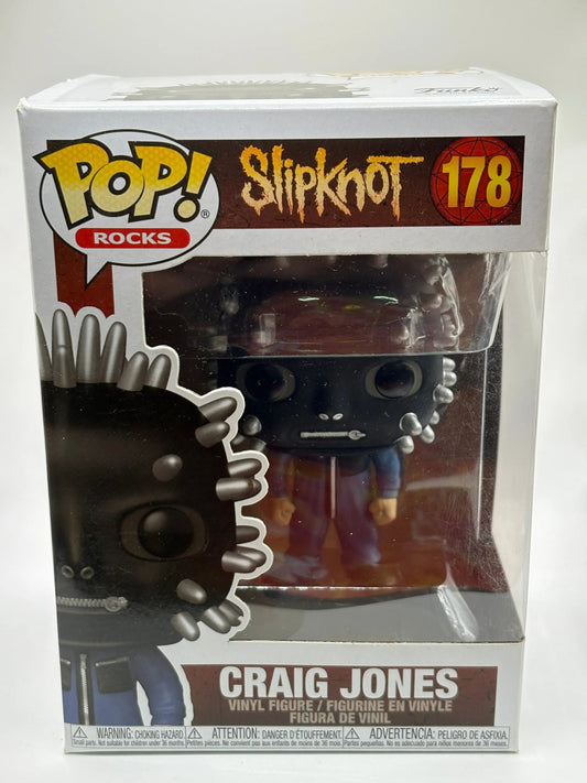 Funko POP! Rocks Slipknot #178 Craig Jones Vinyl Figure FRENLY BRICKS - Open 7 Days