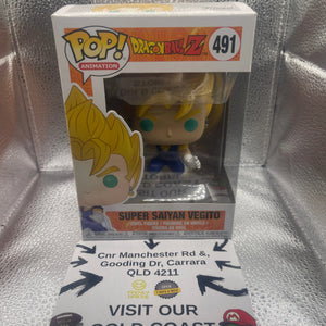 Funko Pop: Dragon Ball Z - Super Saiyan Vegito #491 FRENLY BRICKS - Open 7 Days