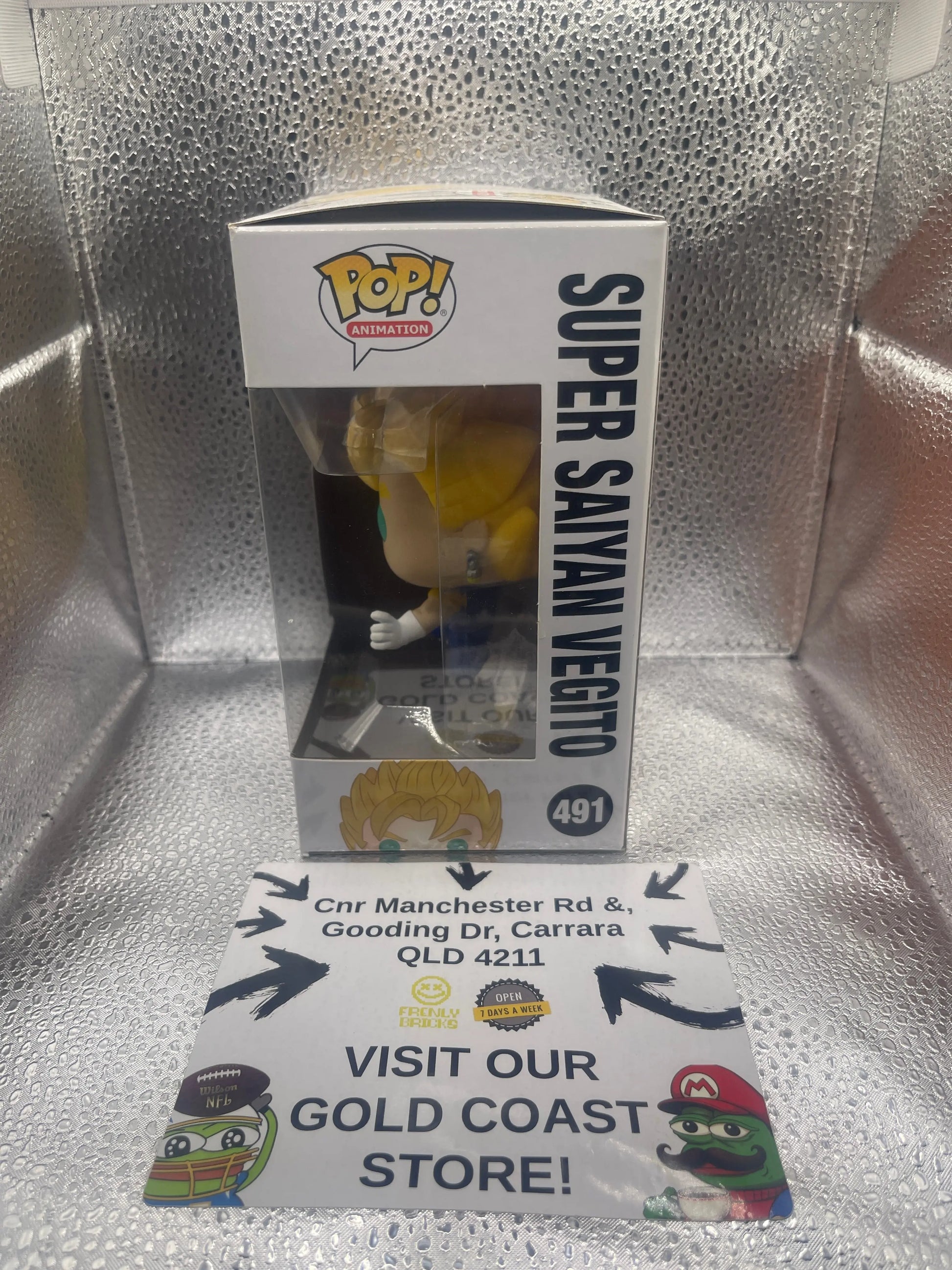 Funko Pop: Dragon Ball Z - Super Saiyan Vegito #491 FRENLY BRICKS - Open 7 Days
