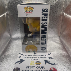 Funko Pop: Dragon Ball Z - Super Saiyan Vegito #491 FRENLY BRICKS - Open 7 Days
