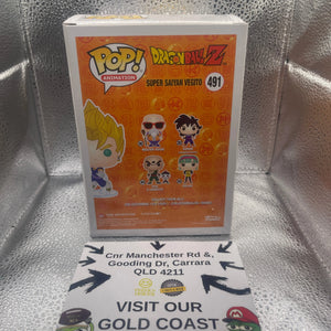 Funko Pop: Dragon Ball Z - Super Saiyan Vegito #491 FRENLY BRICKS - Open 7 Days