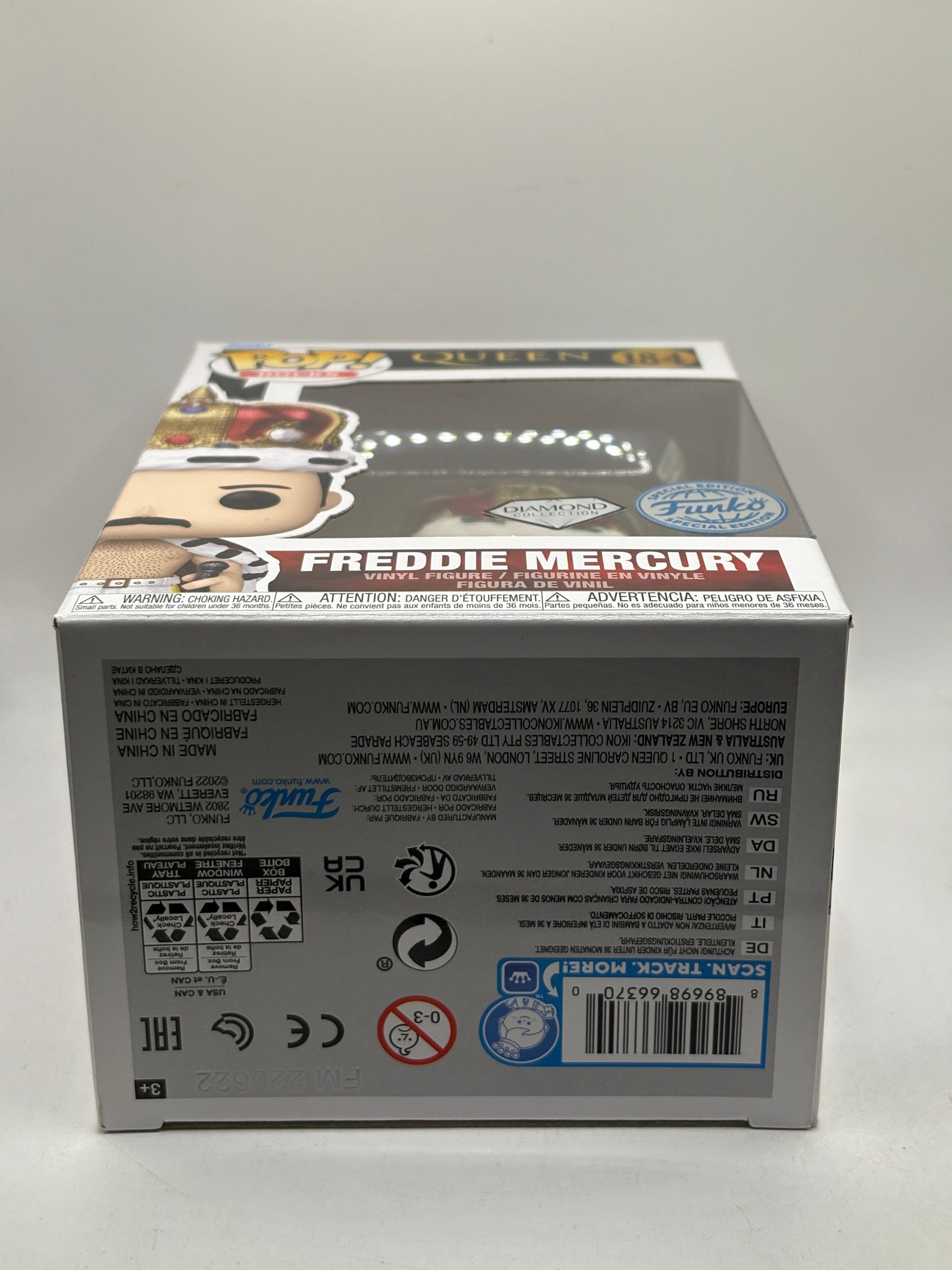 Funko POP! Rocks Queen #184 Freddie Mercury Diamond Special Edition, photo 6 image 6