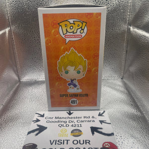 Funko Pop: Dragon Ball Z - Super Saiyan Vegito #491 FRENLY BRICKS - Open 7 Days