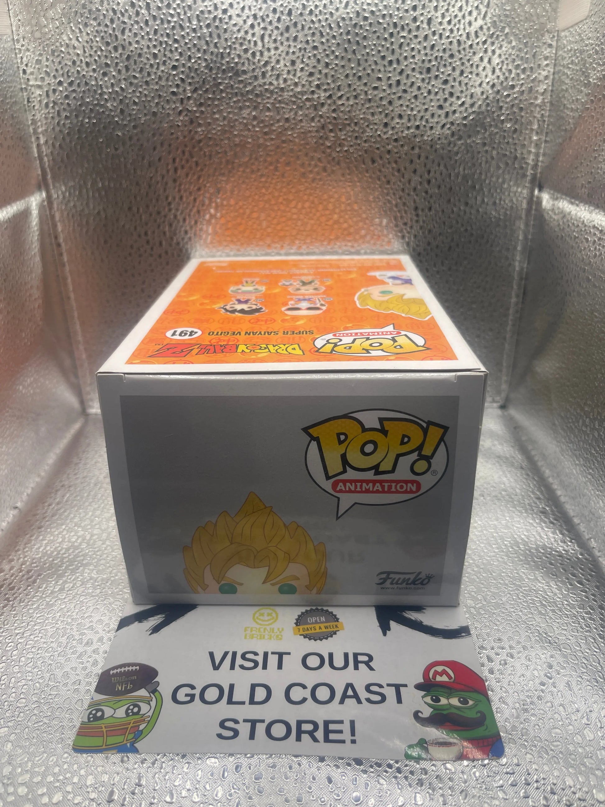 Funko Pop: Dragon Ball Z - Super Saiyan Vegito #491 FRENLY BRICKS - Open 7 Days
