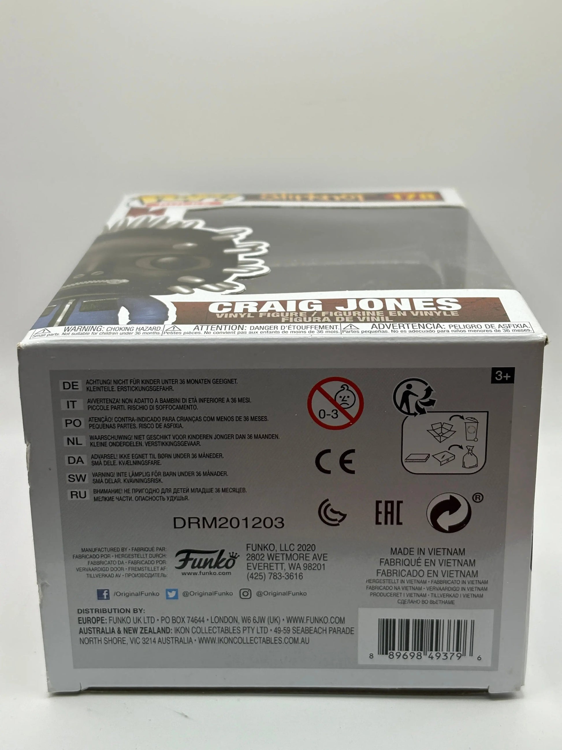 Funko POP! Rocks Slipknot #178 Craig Jones Vinyl Figure FRENLY BRICKS - Open 7 Days