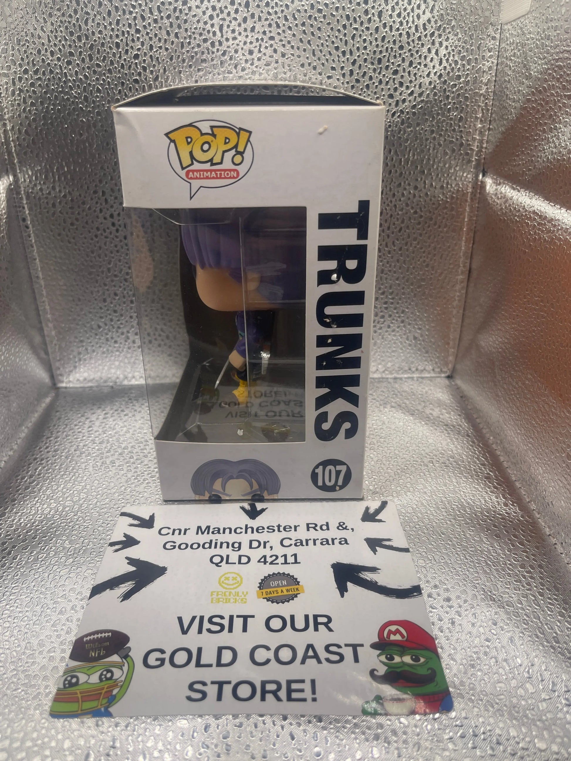 Funko POP! Animation Dragon Ball Z #107 Trunks *box damage* FRENLY BRICKS - Open 7 Days