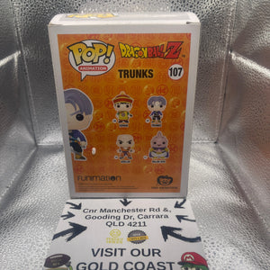 Funko POP! Animation Dragon Ball Z #107 Trunks *box damage* FRENLY BRICKS - Open 7 Days
