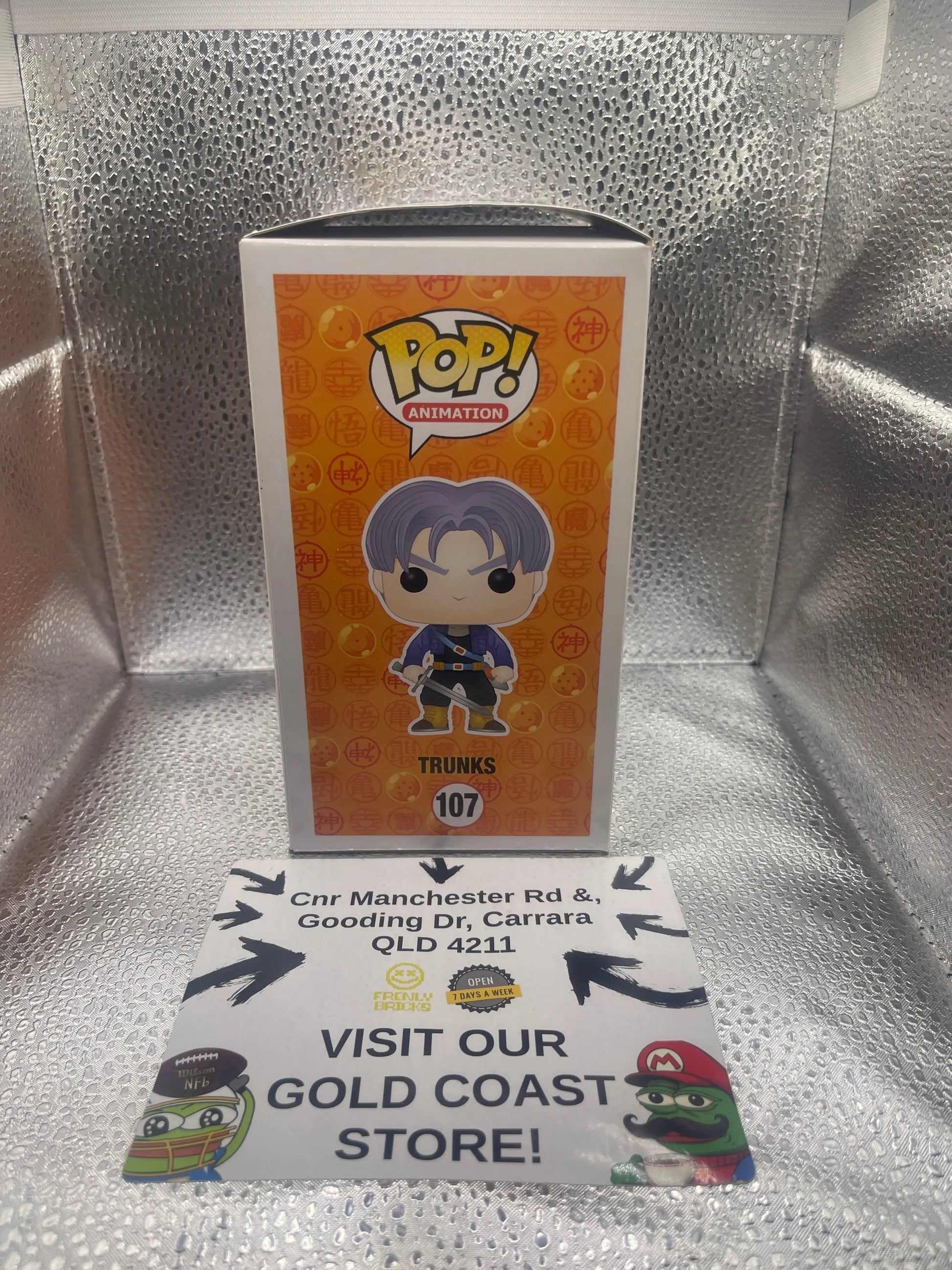 Funko POP! Animation Dragon Ball Z #107 Trunks *box damage* FRENLY BRICKS - Open 7 Days
