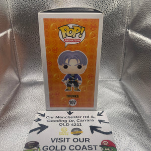 Funko POP! Animation Dragon Ball Z #107 Trunks *box damage* FRENLY BRICKS - Open 7 Days
