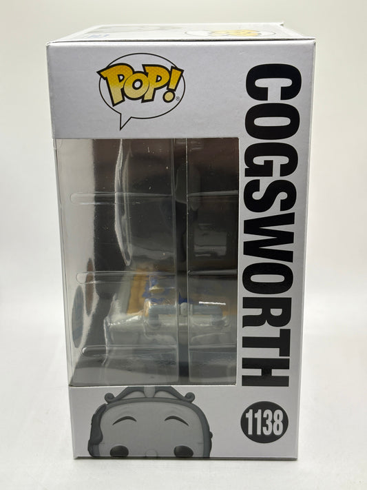 Funko POP! Beauty and the Beast #1138 Cogsworth Limited Chase FRENLY BRICKS - Open 7 Days