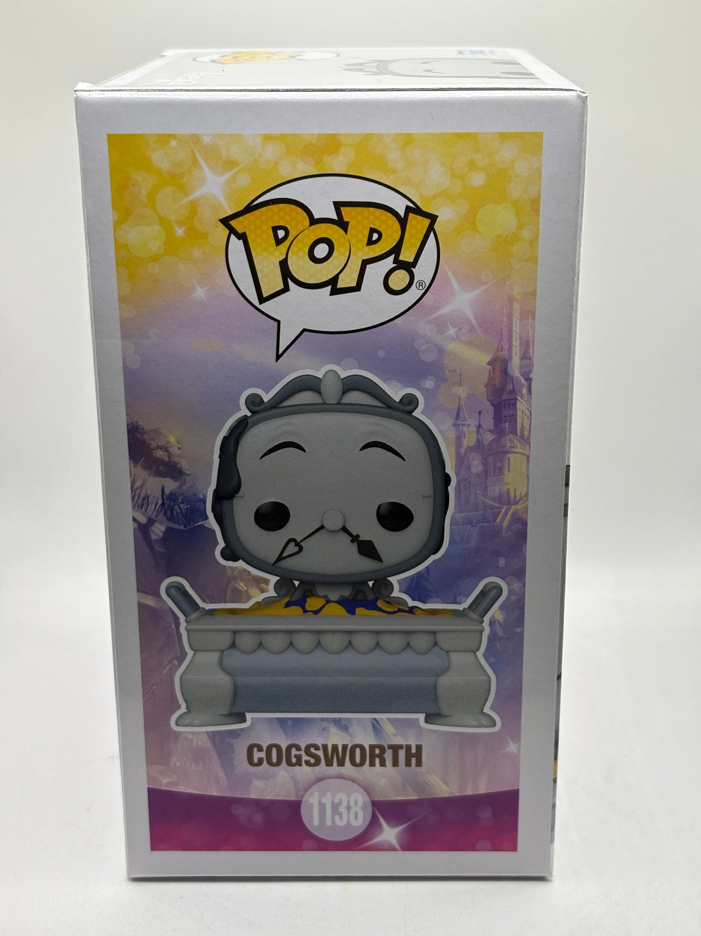 Funko POP! Beauty and the Beast #1138 Cogsworth Limited Chase FRENLY BRICKS - Open 7 Days