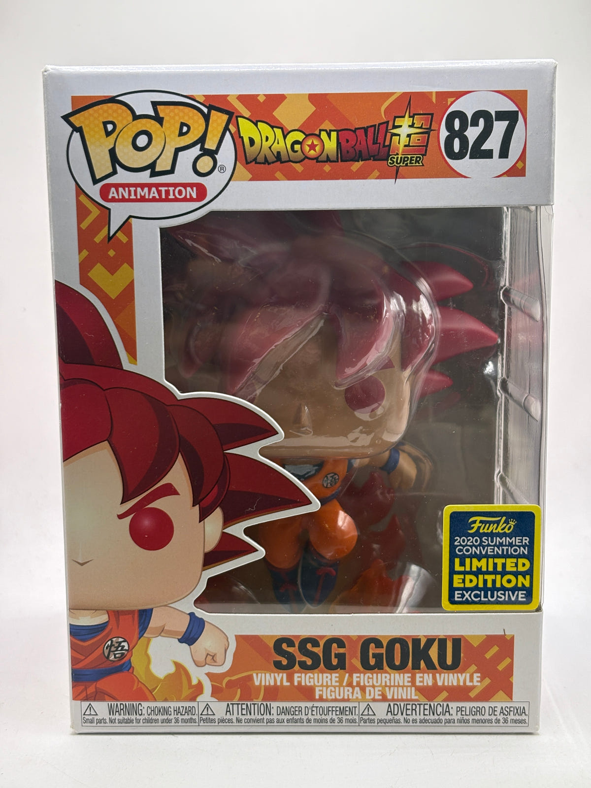 Funko POP! Animation Dragon Ball Super #827 SSG Goku 2020 Summer Limited image 1