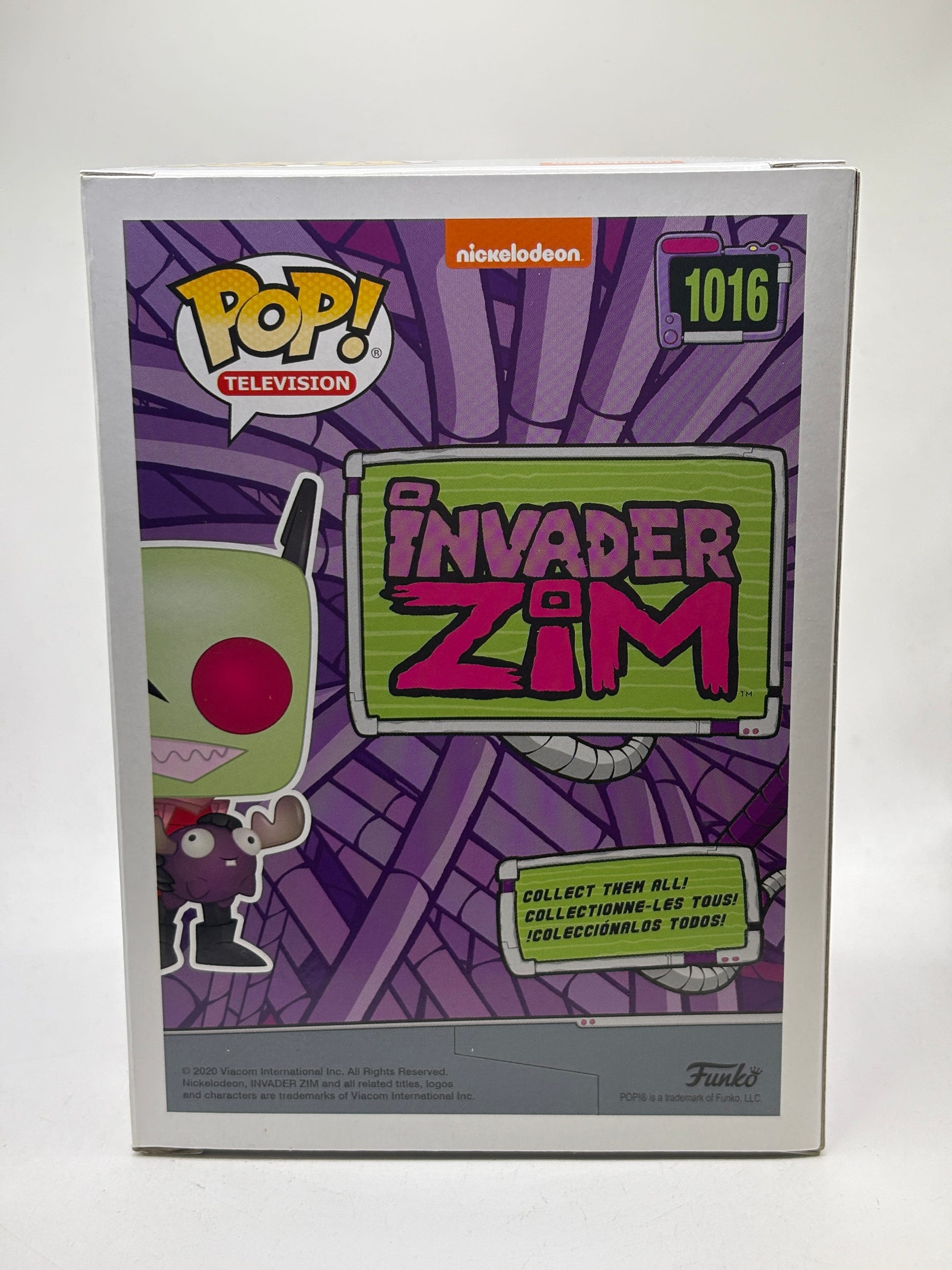 Funko POP! Television Invader Zim #1016 Zim with Minimoose 2020 Summer Limited image 3