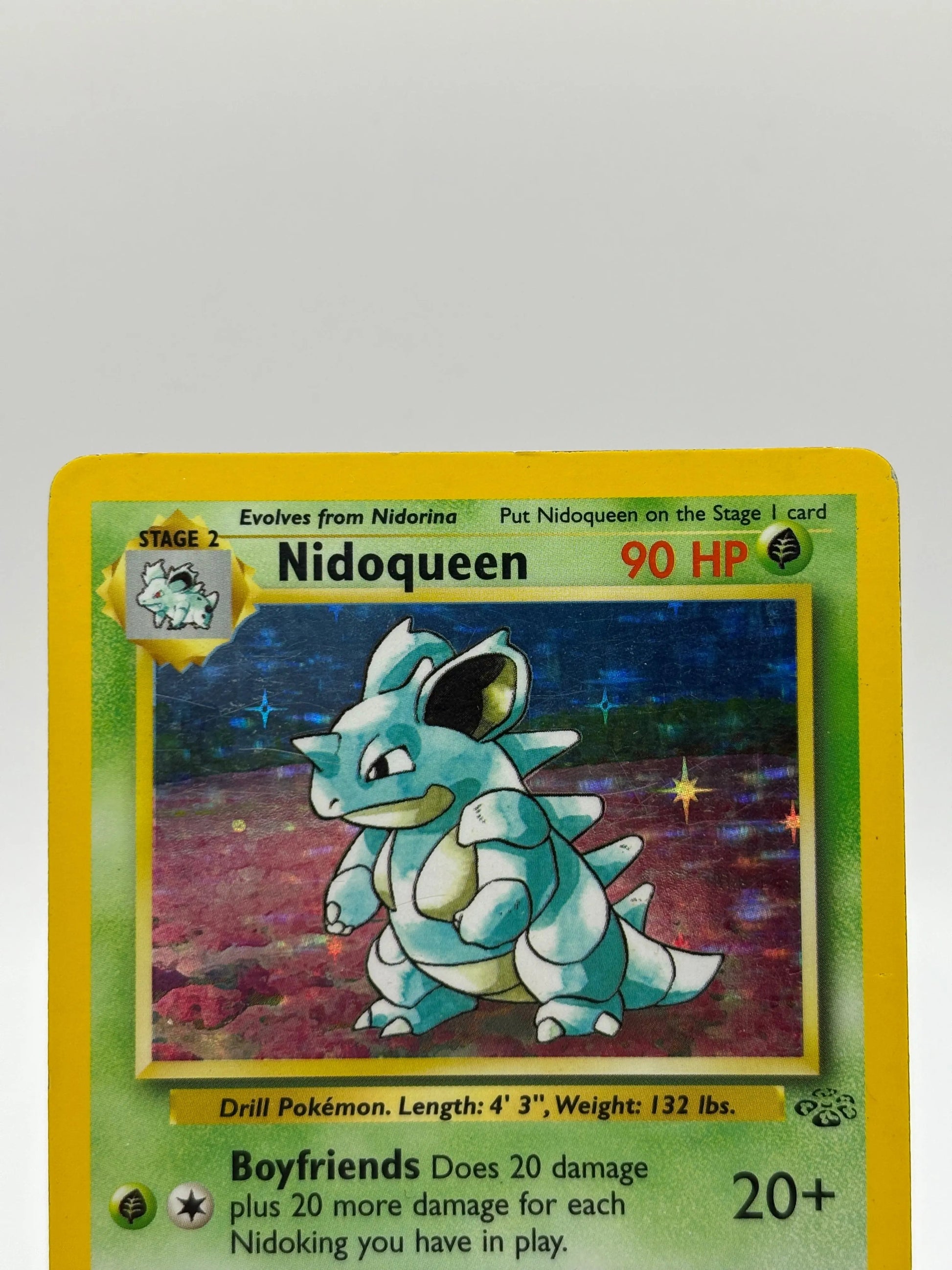 Pokemon TCG Jungle - Nidoqueen 7/64 Rare Holo MP FRENLY BRICKS - Open 7 Days