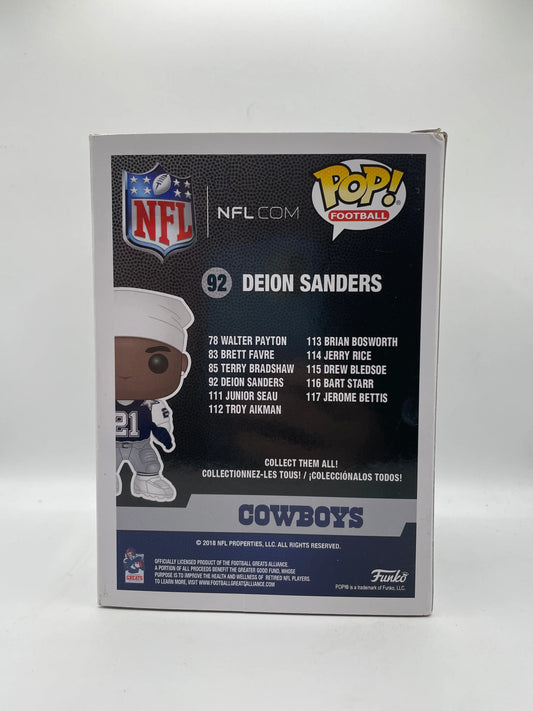 Funko POP! Football Cowboys #92 Deion Sanders FRENLY BRICKS - Open 7 Days