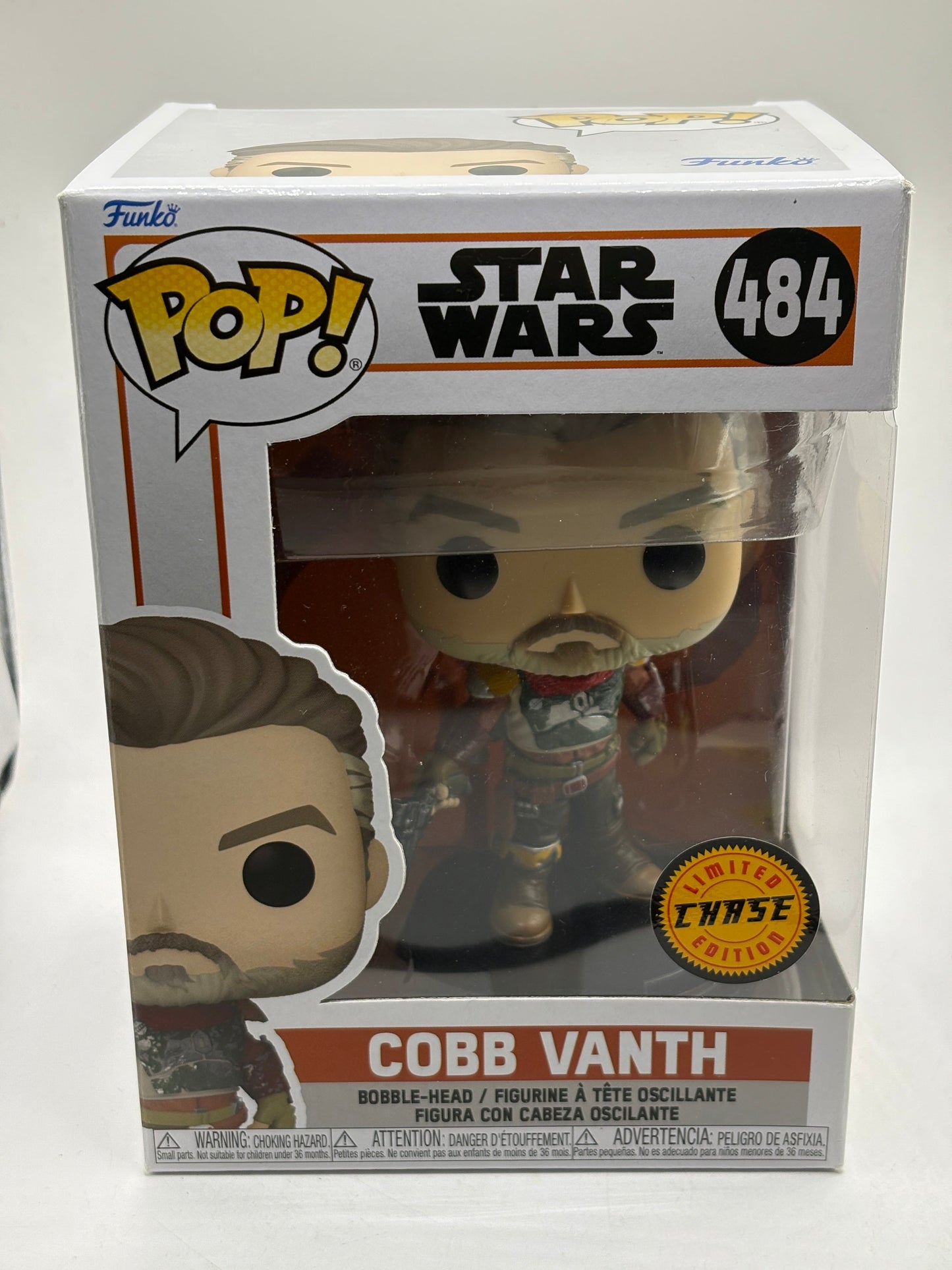 Funko POP! Star Wars #484 Cobb Vanth Limited Chase Edition FRENLY BRICKS - Open 7 Days