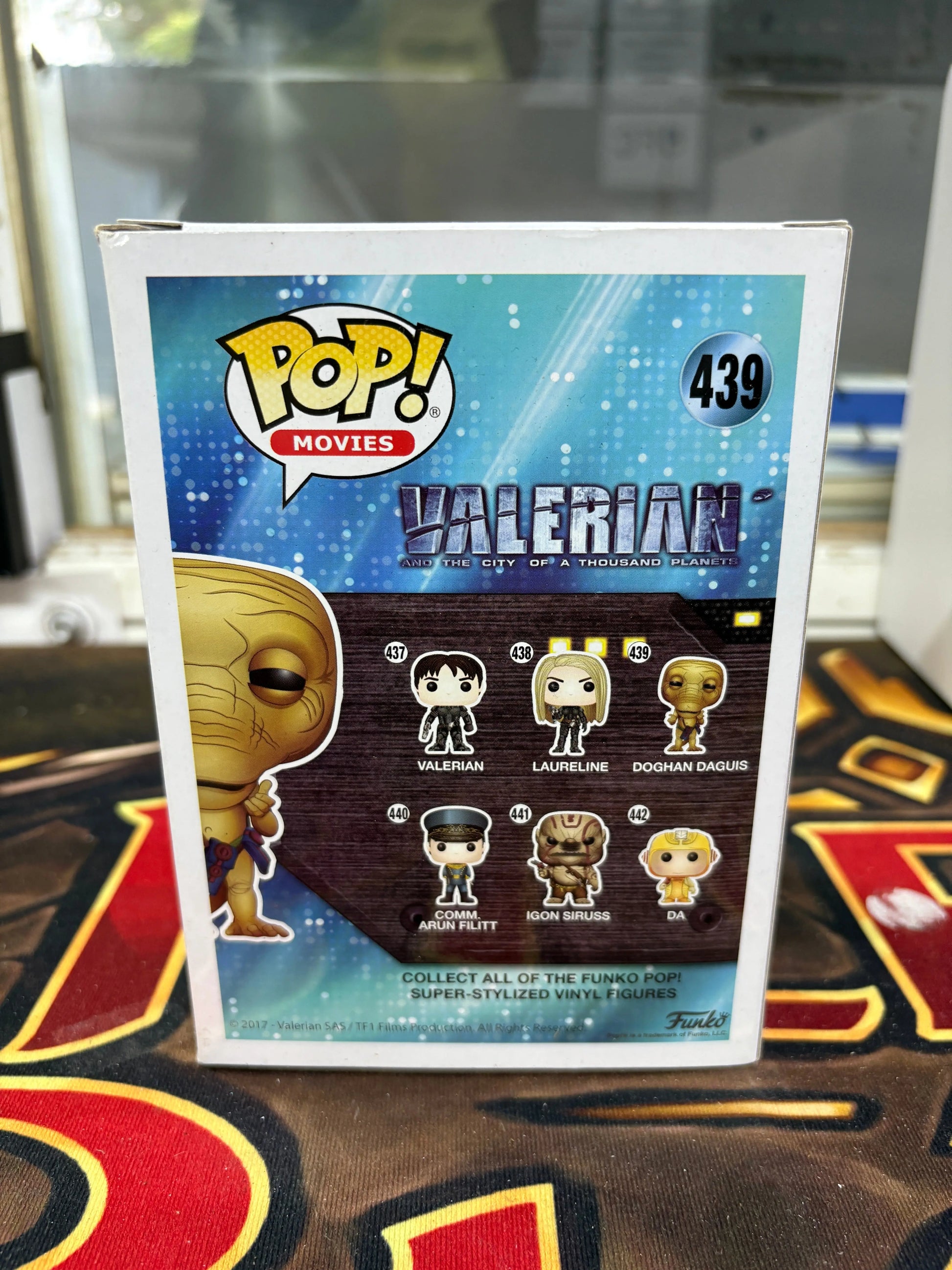 Funko Pop Movies #439 - Valerian Doghan Daguis (Chase) FRENLY BRICKS - Open 7 Days